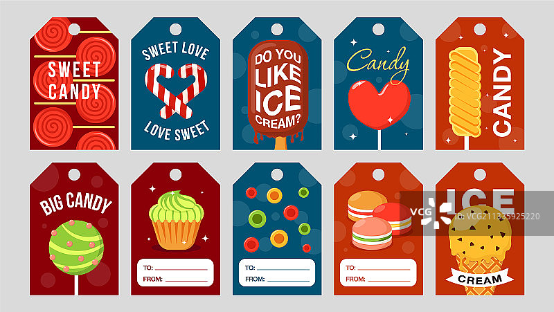 糖果标签合集图片素材