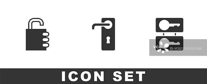 保险箱密码锁门把手和铸件图片素材