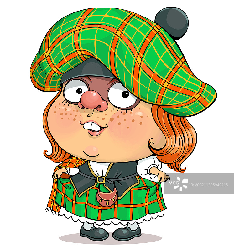 有趣的卡通不列颠人图片素材