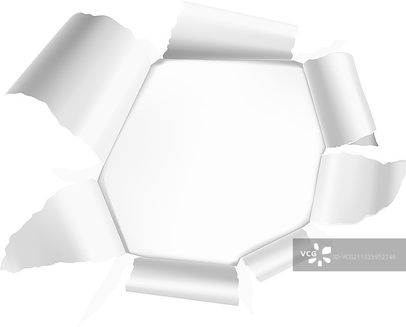 圆形纸张穿孔构图图片素材