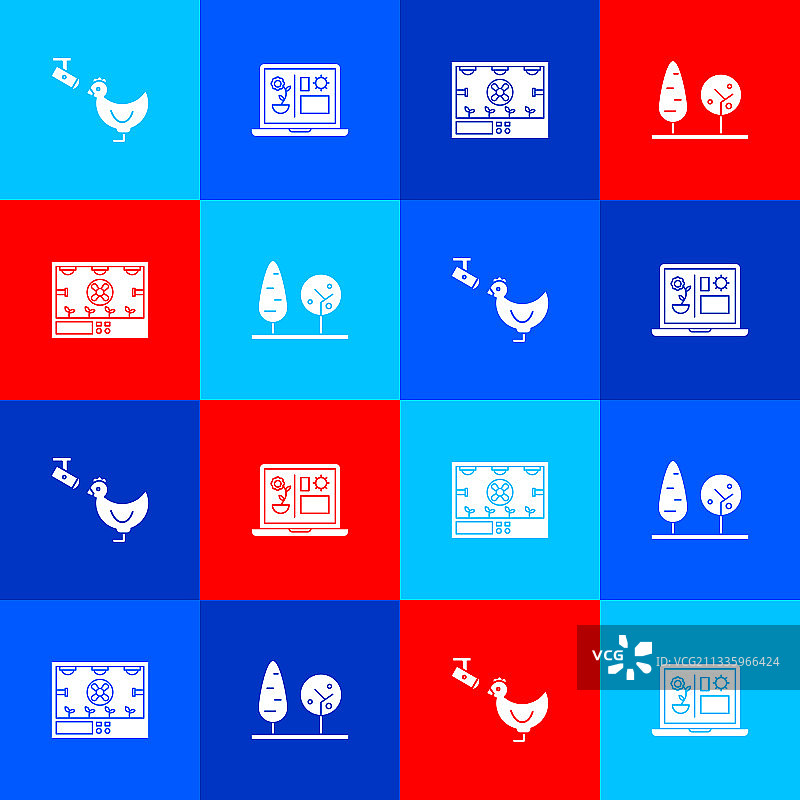 智能养鸡场图片素材