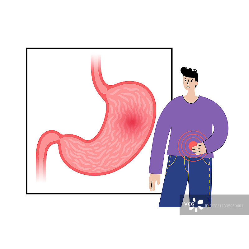 胃部标志概念图片素材
