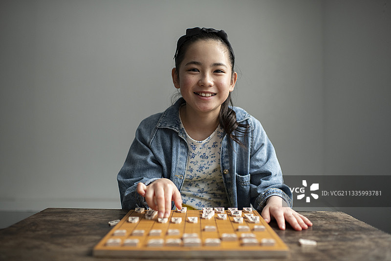 小学生下将棋图片素材