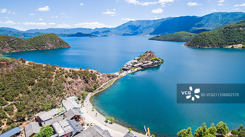 泸沽湖图片素材