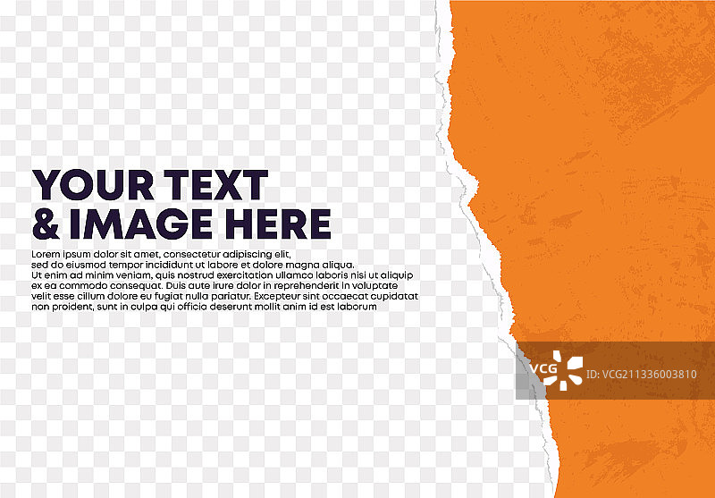 带撕裂纸张的模板图片素材