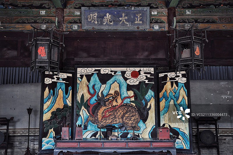 山西晋中榆次县衙图片素材