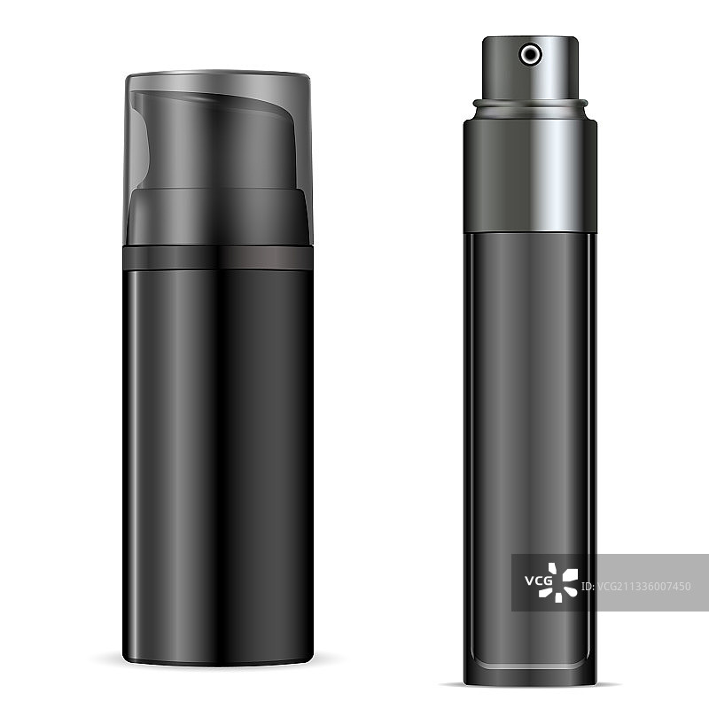 剃须泡沫气雾剂包装罐模型图片素材