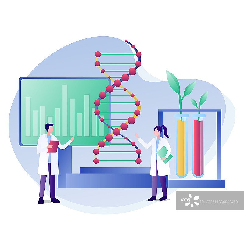 渐变生物技术图片素材