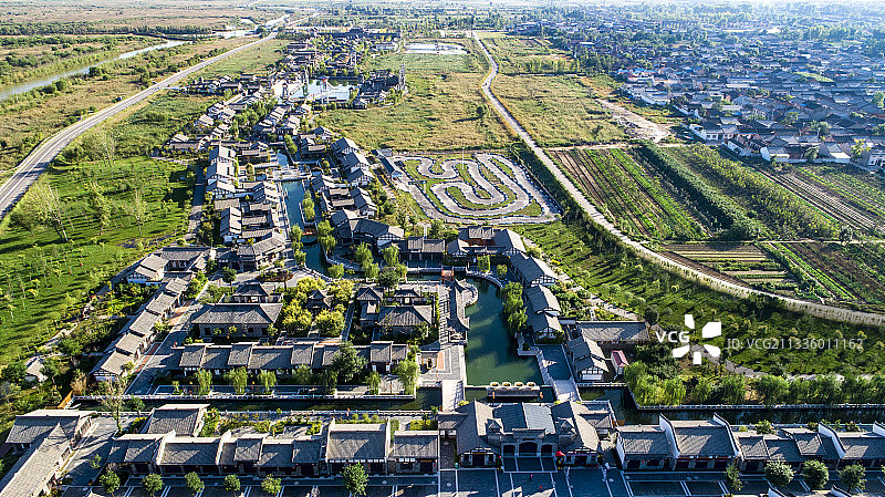 莘国水城 渭南图片素材