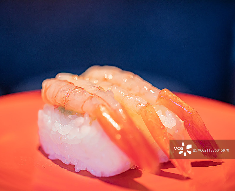 盘中寿司特写，日本惠庭市图片素材