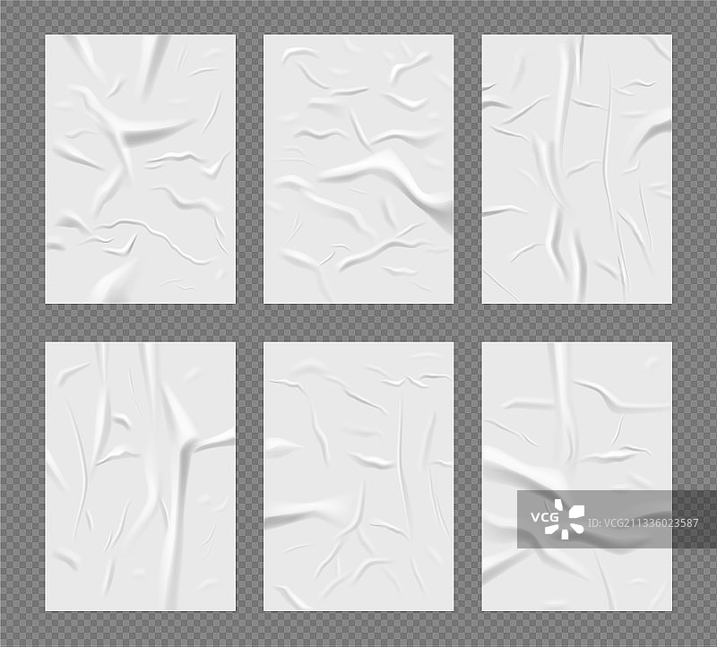 广告逼真胶纸褶皱纹理图片素材