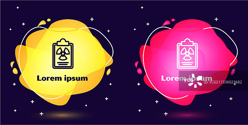 辐射警告标志文档图标图片素材