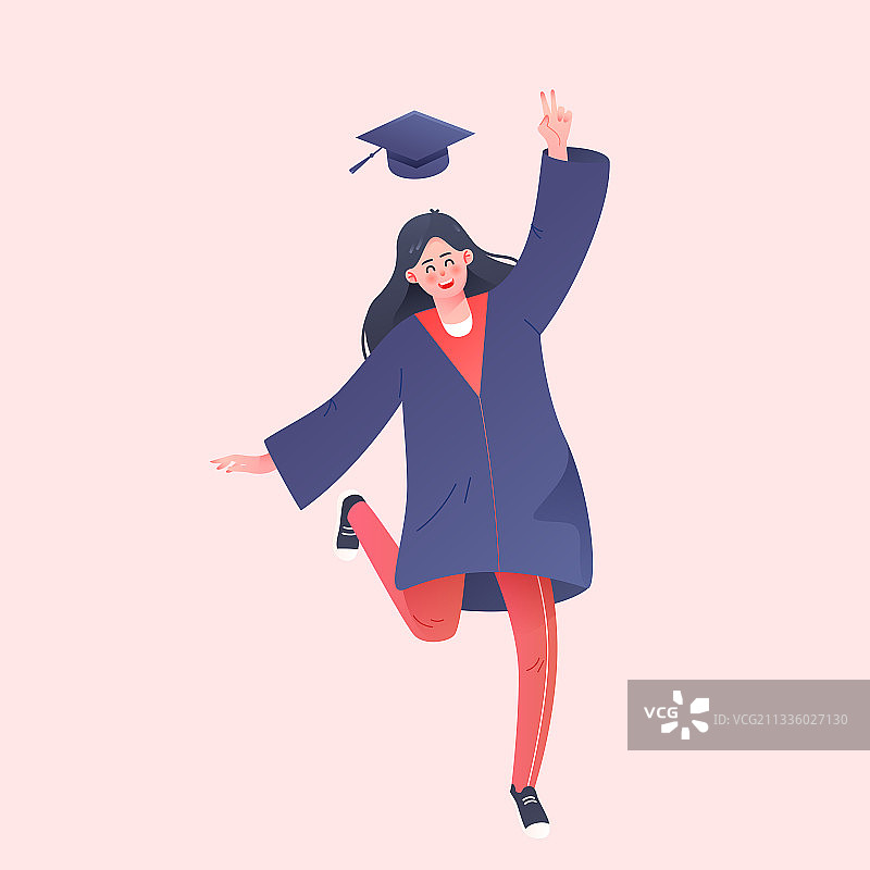 学生毕业生高考填报志愿在线教育矢量插画图片素材