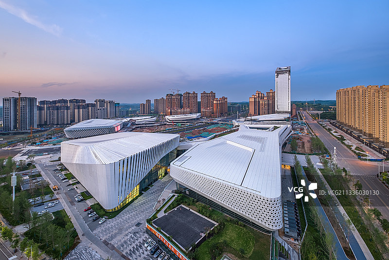 简阳市东来印象文体中心图片素材