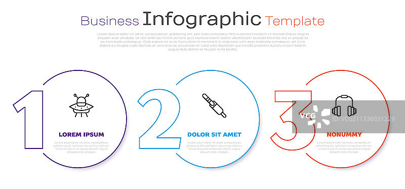 飞碟飞行宇宙飞船音频插孔线条组合图片素材