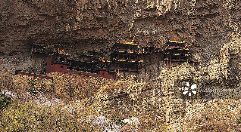 山西恒山悬空寺图片素材