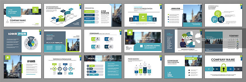 企业幻灯片模板图片素材