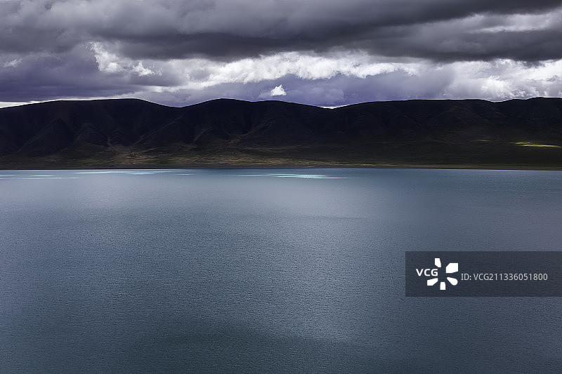 巴木错光影图片素材