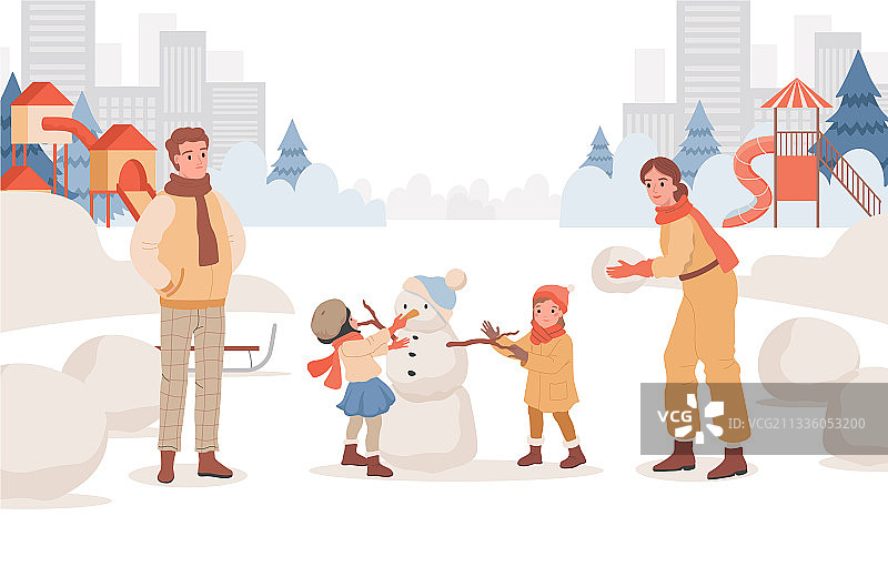 幸福微笑的父母共度周末图片素材