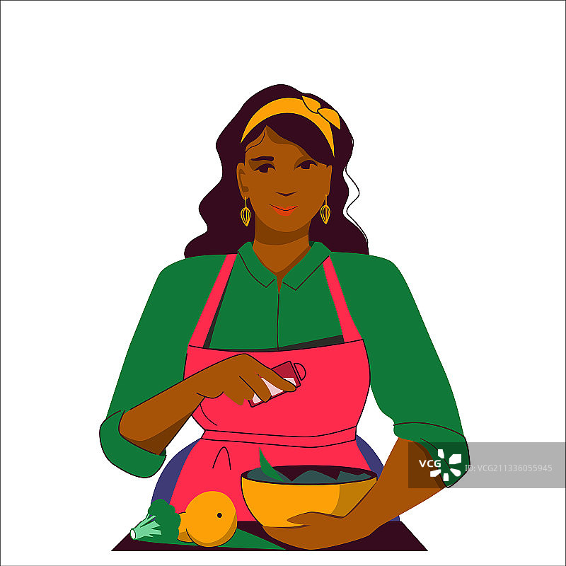 美丽的年轻非洲裔美国加大码女性图片素材