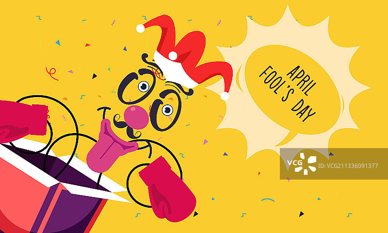 愚人节快乐庆典背景图片素材