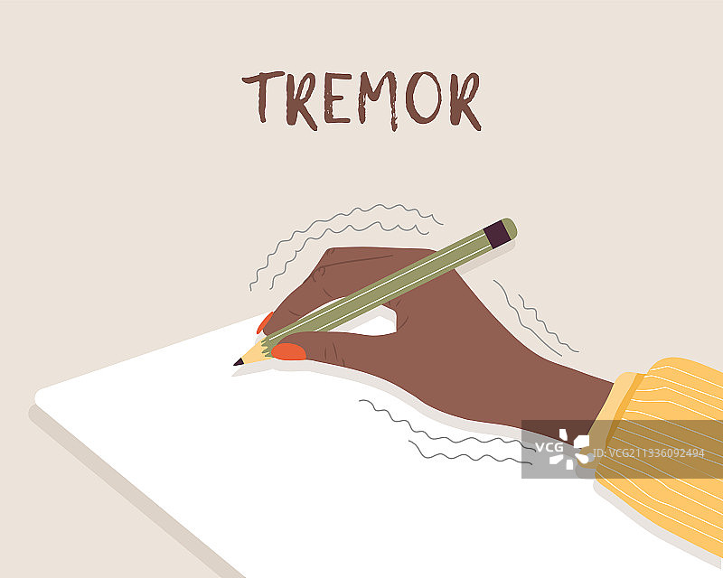 手部震颤是帕金森病的主要症状图片素材