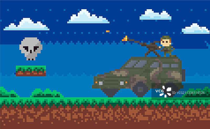 军人与武装怪物战斗图片素材