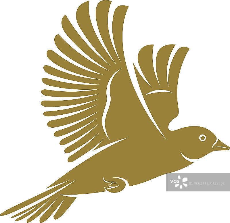 云雀鸟创意Logo设计图片素材