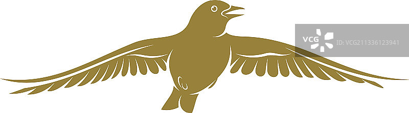 云雀鸟创意Logo设计图片素材