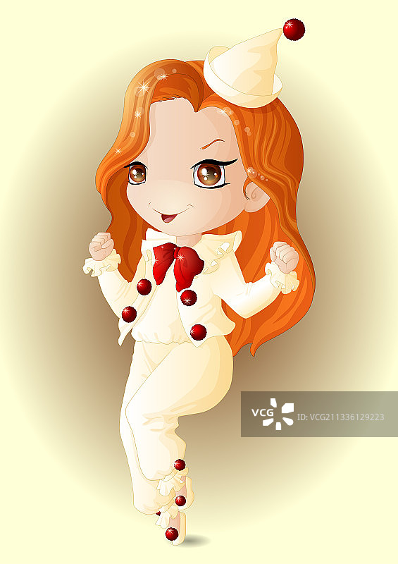 红发小丑图片素材