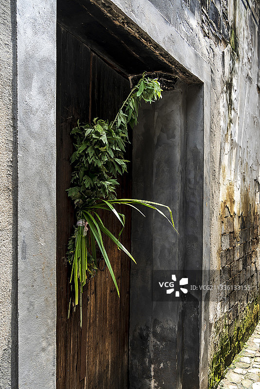 浙江 嵊州 古朴、美丽、幽静的江南古镇--崇仁古镇图片素材