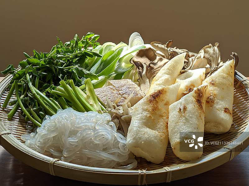 日本秋田县米棒火锅图片素材