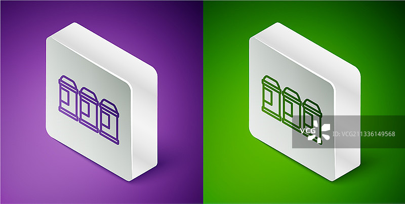 2.5D线条喷漆罐图标图片素材