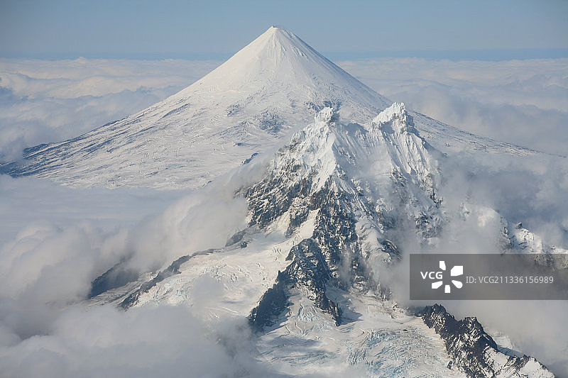 希沙尔丁火山对称锥图片素材