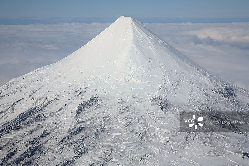 阿拉斯加锡沙尔丁火山锥图片素材