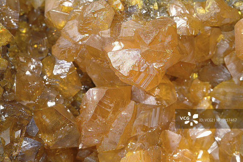 美国内华达州的雄黄晶体图片素材