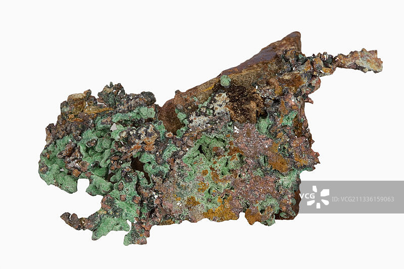 美国亚利桑那州的自然铜图片素材