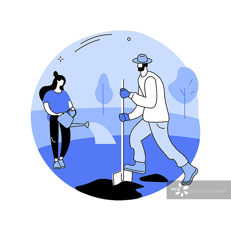 土壤耕作抽象概念图片素材