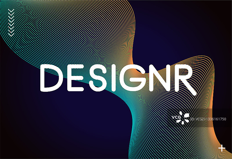 科技感抽象线条矢量插画海报图片素材