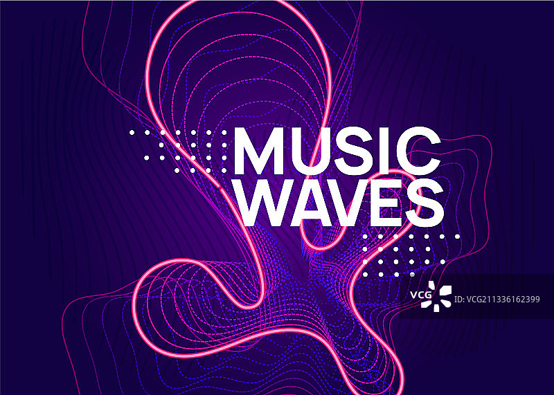 渐变派对宣传单电子舞曲图片素材