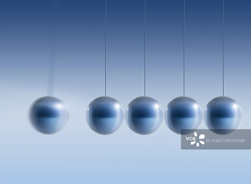 牛顿摆，艺术作品图片素材