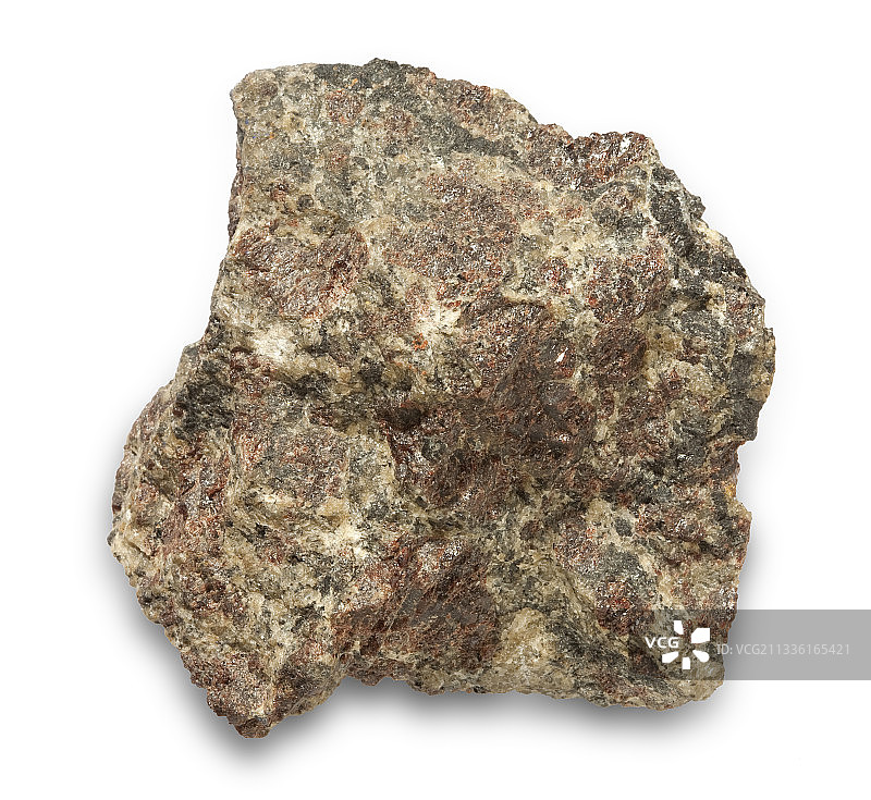 含石榴石岩石图片素材