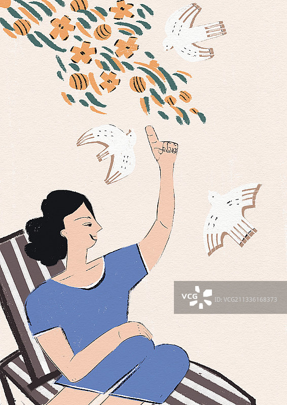 夏日慢生活图片素材