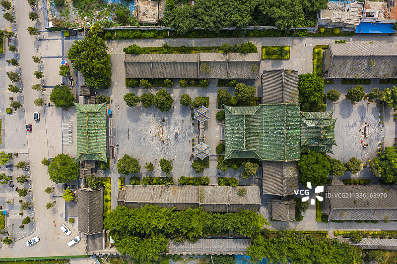 河南周口关帝庙古建筑群图片素材