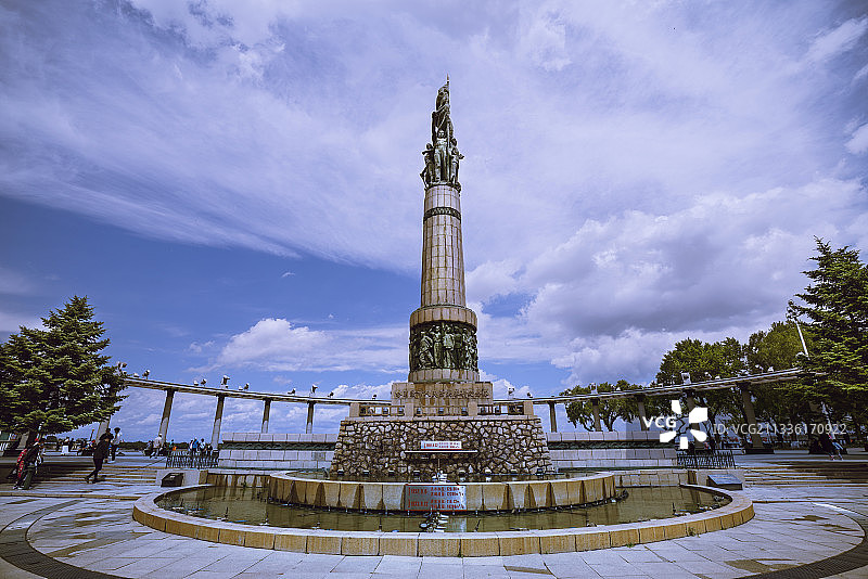 哈尔滨防洪胜利纪念塔图片素材