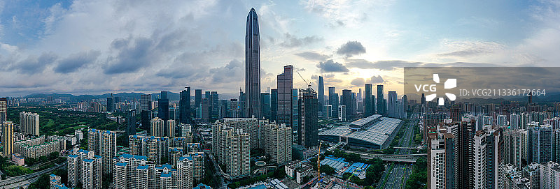 城市森林之深圳中心区图片素材