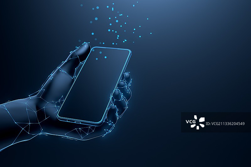 神经丛智能手机复制空间屏幕V1图片素材