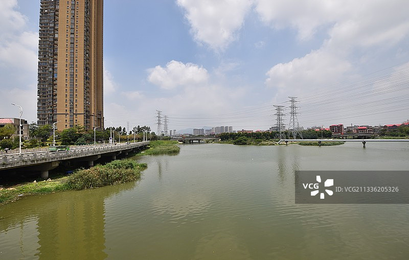 泉州晋江晋阳湖公园五月风光图片素材