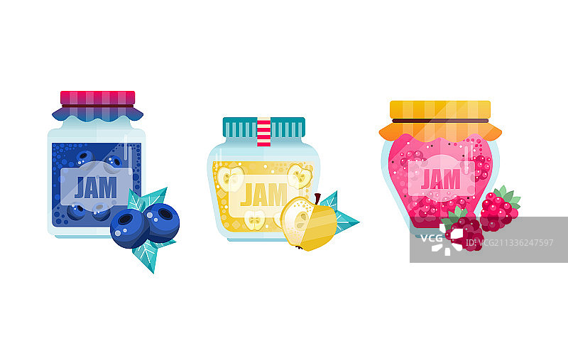 玻璃罐中的果酱或橘子酱图片素材