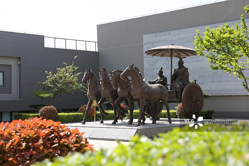 郑国车马坑景区图片素材